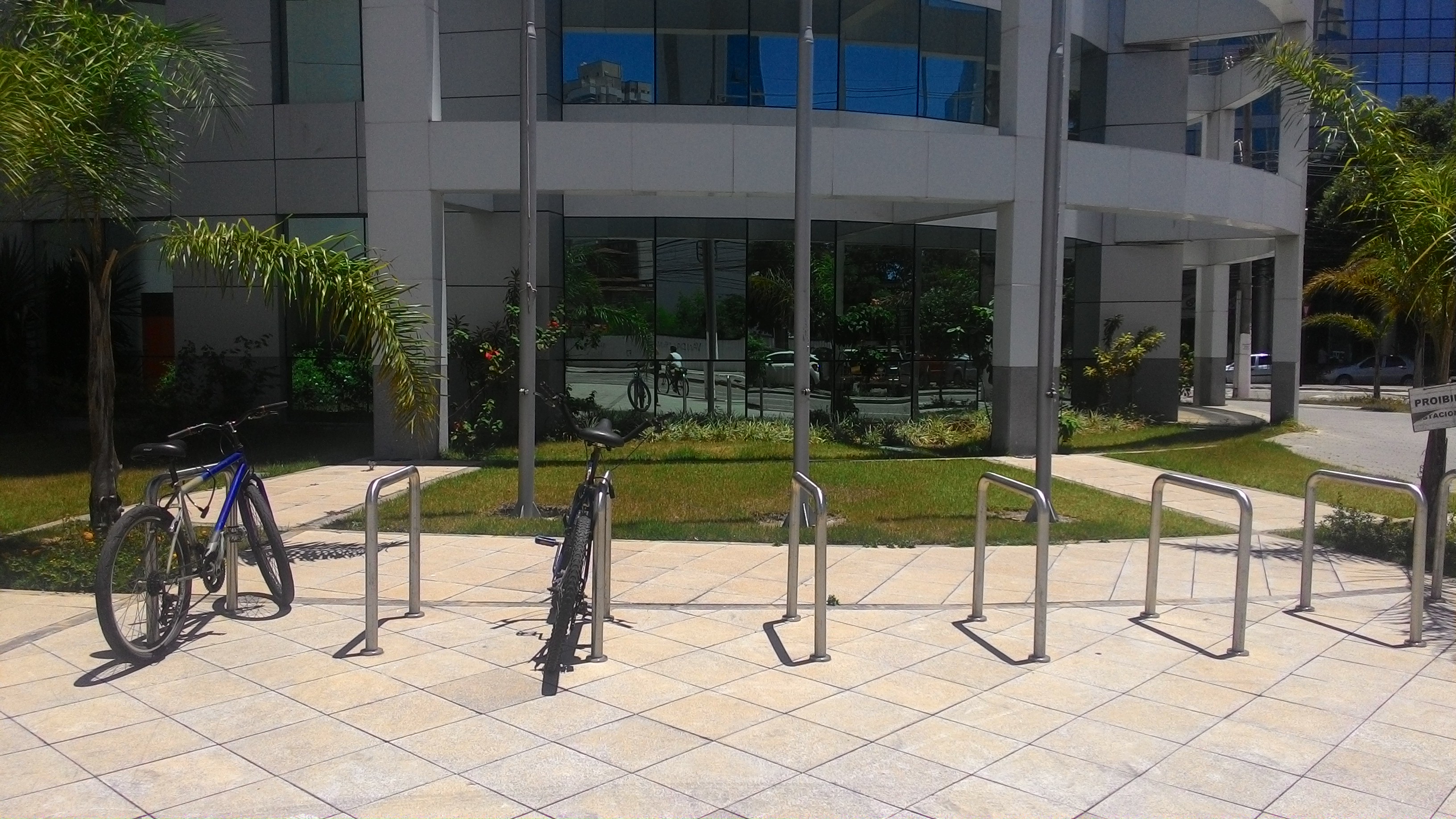 Bicicletário da Secretaria da Fazenda: modelo adotado