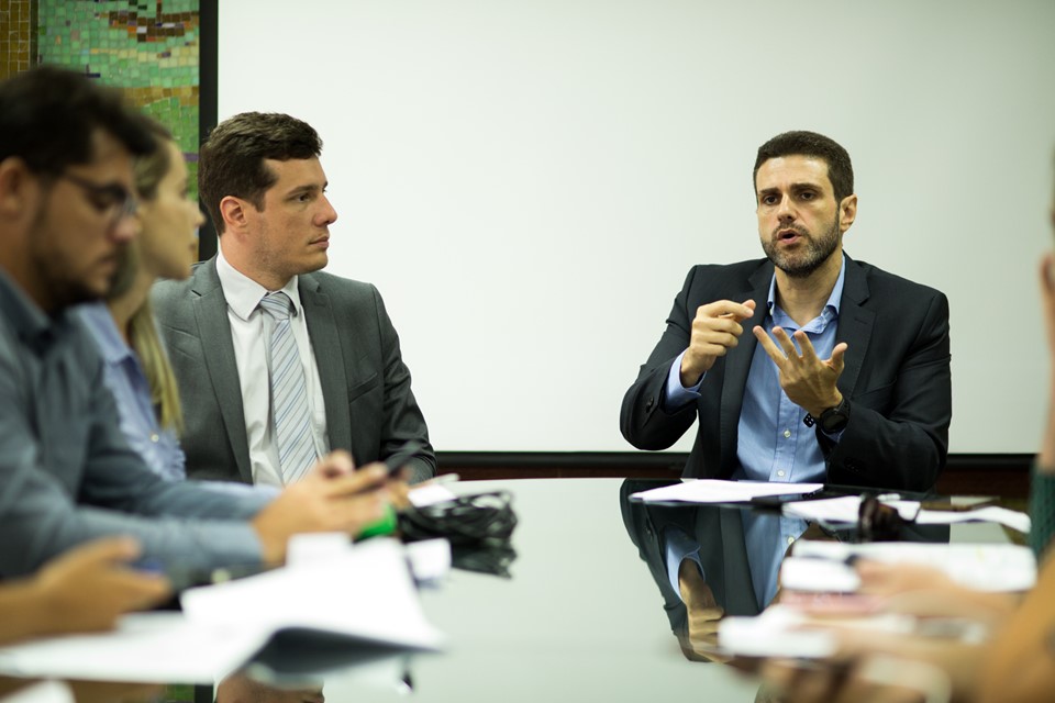 Fábio Damasceno (SETOP) e Raphael  Trés (Ceturb) |||Fotógrafo:Foto: Ademir Ribeiro/Secom